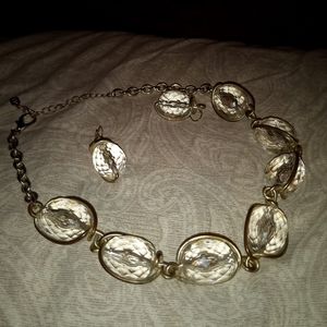 Necklace with earrings